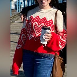 Red Heart Sweater
